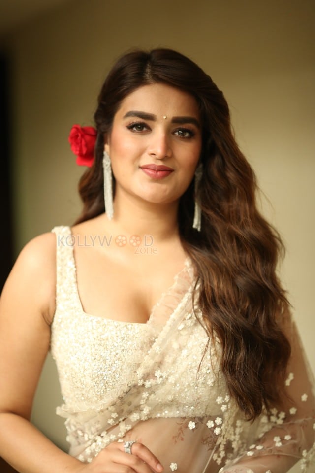 Actress Nidhhi Agerwal at Hari Hara Veera Mallu Movie Press Meet Photos 09