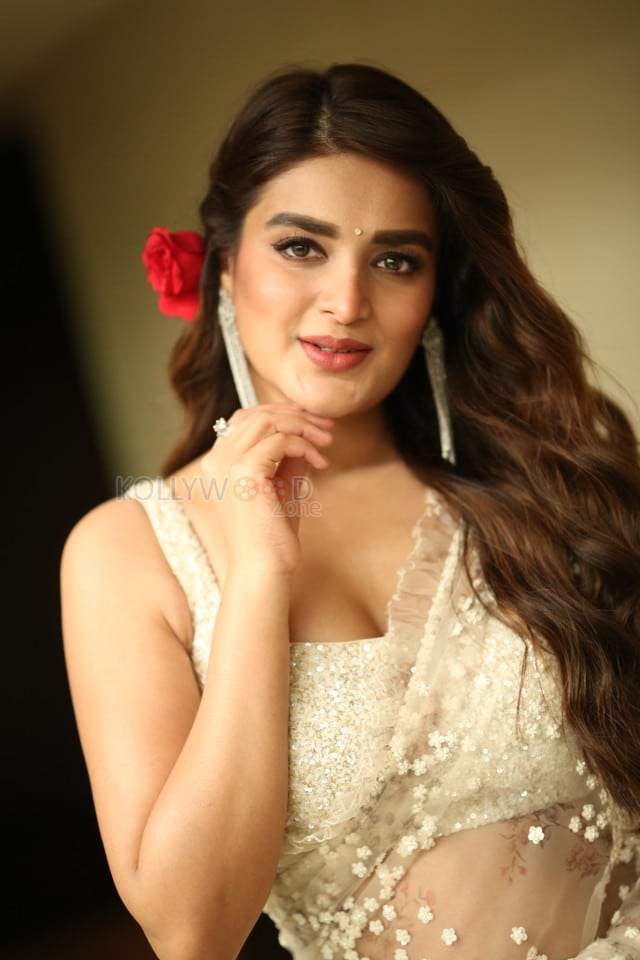 Actress Nidhhi Agerwal at Hari Hara Veera Mallu Movie Press Meet Photos 10