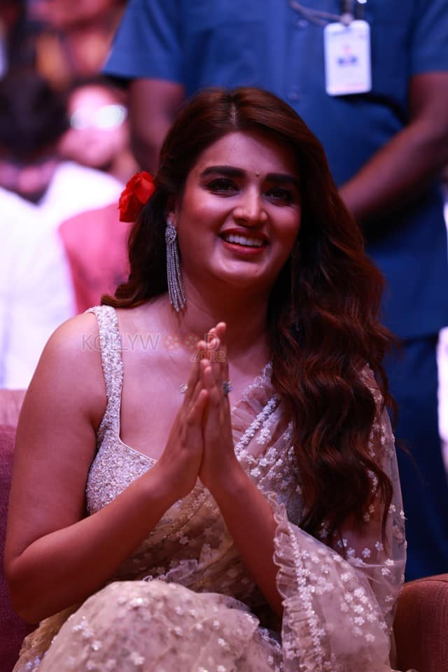 Actress Nidhhi Agerwal at Hari Hara Veera Mallu Movie Press Meet Photos 20