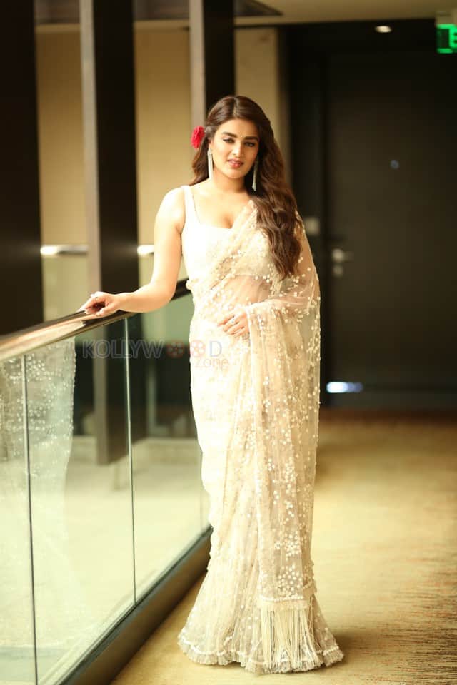 Actress Nidhhi Agerwal at Hari Hara Veera Mallu Movie Press Meet Photos 22