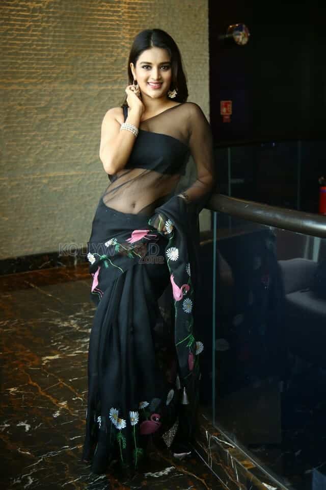 Actress Nidhhi Agerwal at Hero Movie Press Meet Photos 20