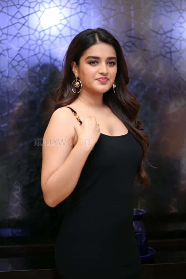 Actress Nidhhi Agerwal at SIIMA 2023 Press Meet Pictures 22