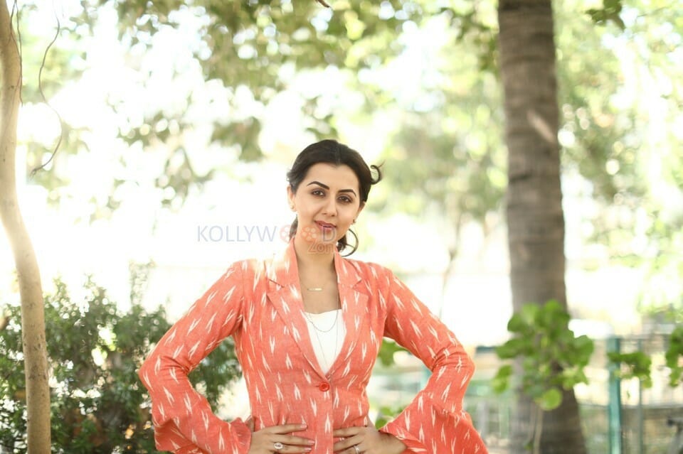 Actress Nikki Galrani Stills At Kee Movie Press Meet