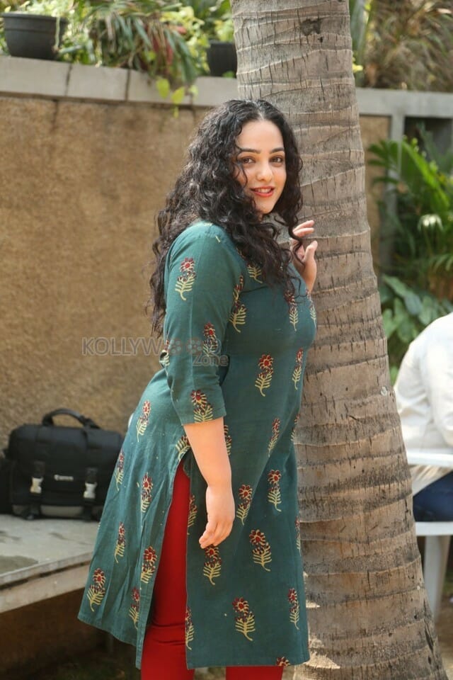 Actress Nithya Menen Interview Photos