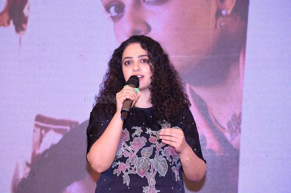 Actress Nithya Menon at Skylab Movie Trailer Launch Pictures 08