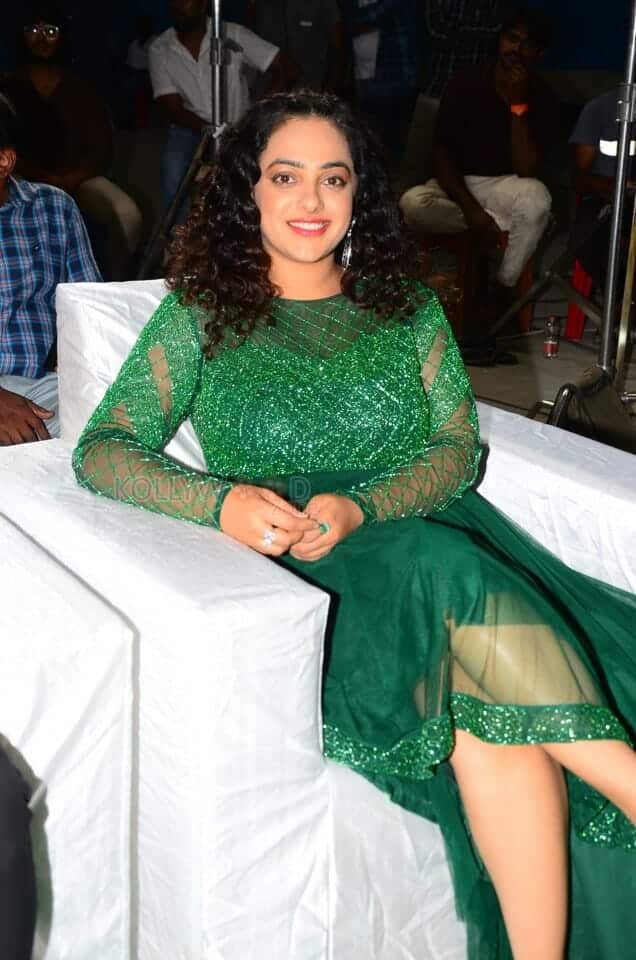 Actress Nithya Menon at Telugu Indian Idol Mega Unveil Press Meet Photos 02