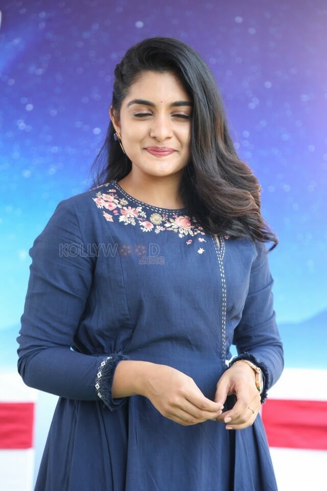 Actress Niveda Thomas At Swaasa Movie Launch Photos