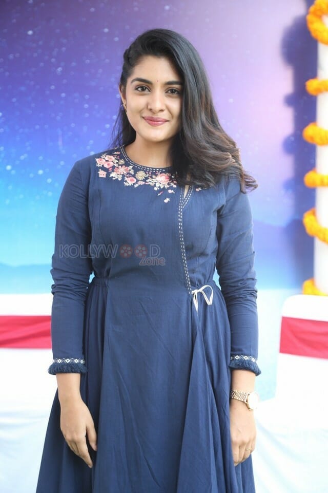 Actress Niveda Thomas At Swaasa Movie Launch Photos