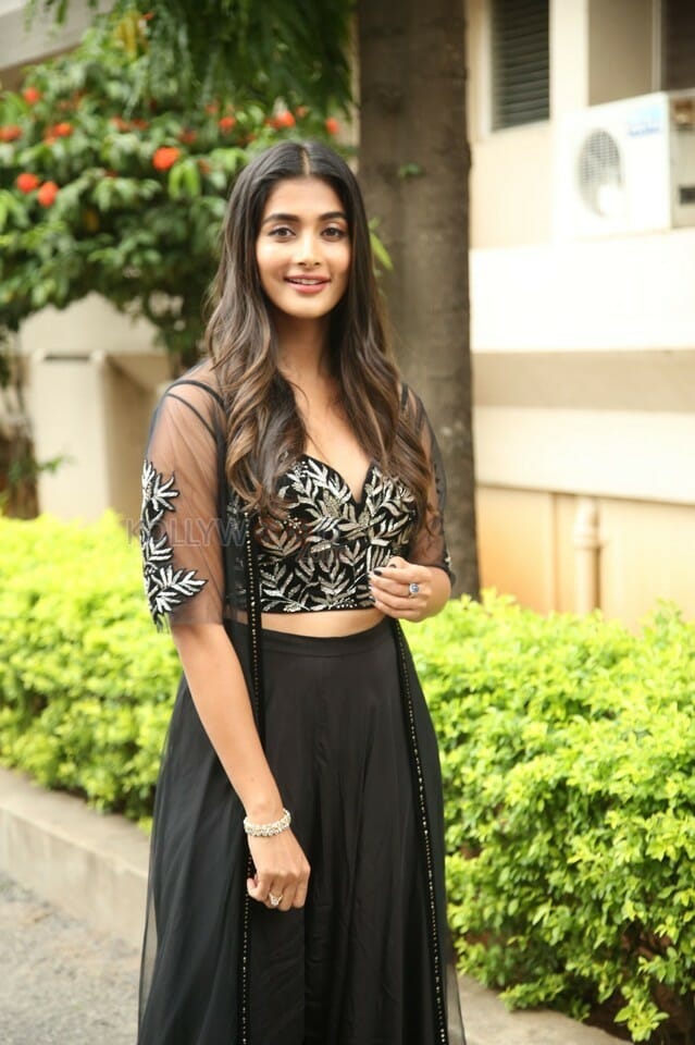 Actress Pooja Hegde At Valmiki Press Meet Photos
