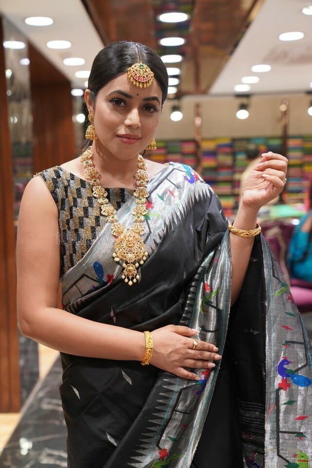 Actress Poorna At Brand Mandir Pictures