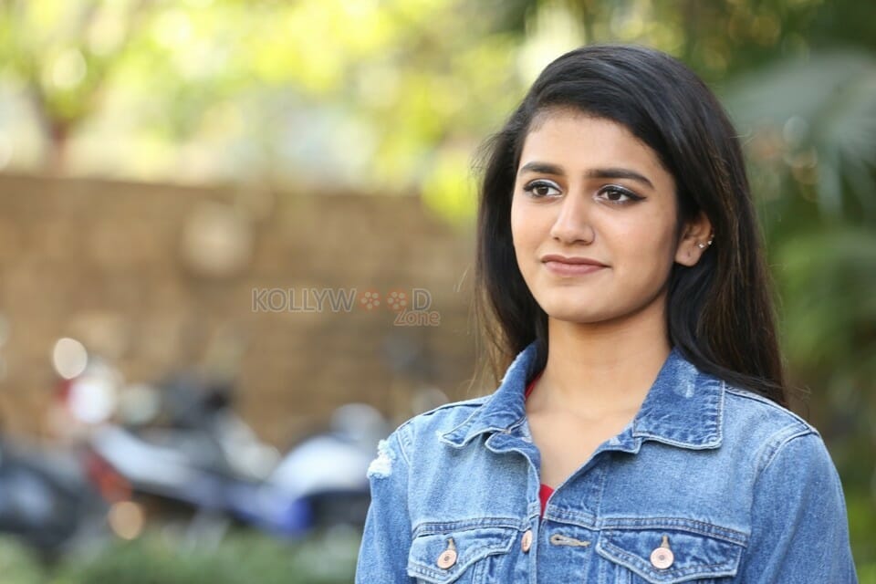 Actress Priya Prakash Varrier Interview Pictures