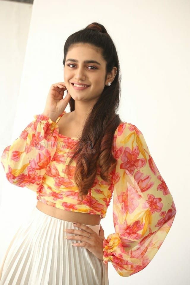 Actress Priya Prakash Varrier at Ishq Movie Interview Pictures