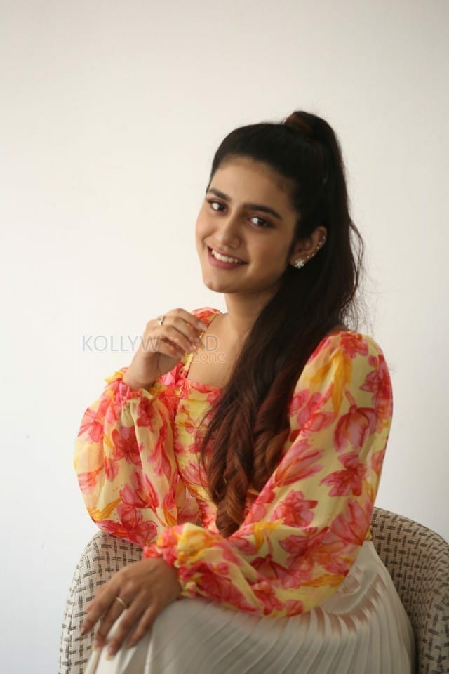 Actress Priya Prakash Varrier at Ishq Movie Interview Pictures