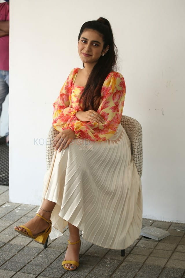 Actress Priya Prakash Varrier at Ishq Movie Interview Pictures