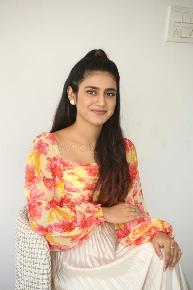 Actress Priya Prakash Varrier at Ishq Movie Interview Pictures