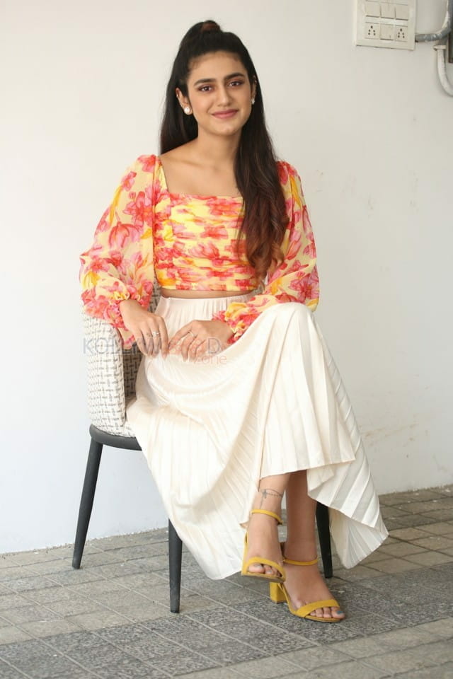 Actress Priya Prakash Varrier at Ishq Movie Interview Pictures