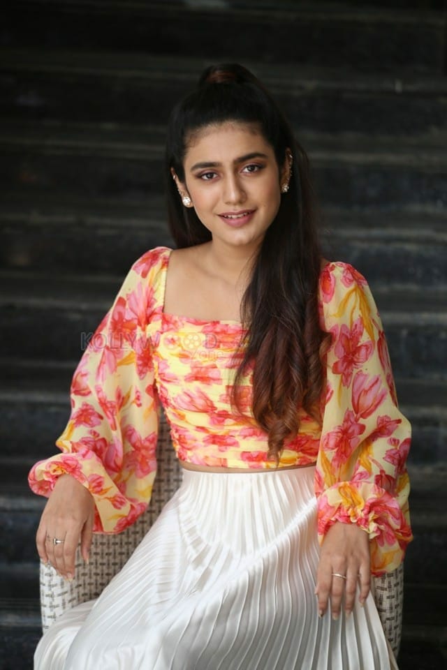 Actress Priya Prakash Varrier at Ishq Movie Interview Pictures