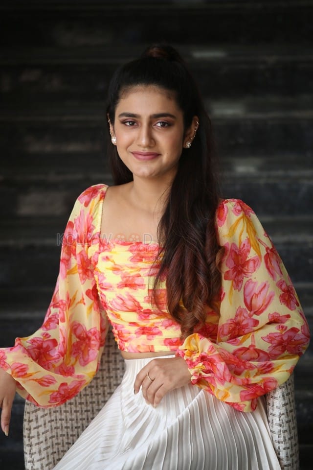 Actress Priya Prakash Varrier at Ishq Movie Interview Pictures