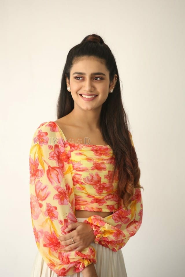 Actress Priya Prakash Varrier at Ishq Movie Interview Pictures