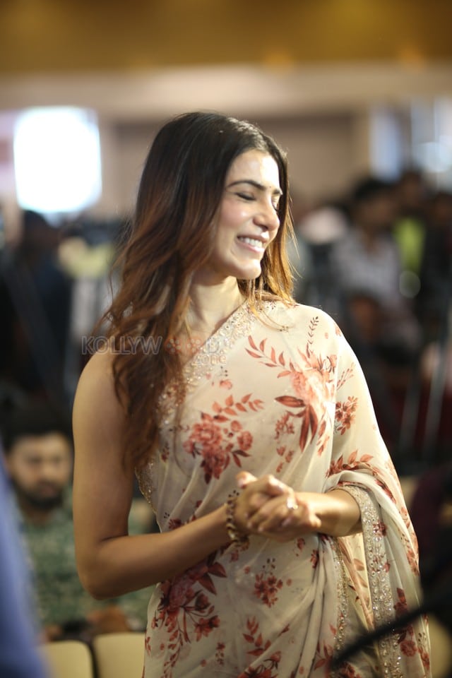 Actress Producer Samantha Ruth Prabhu at Subham Movie Success Meet Stills 01