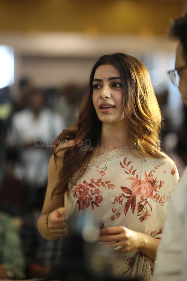 Actress Producer Samantha Ruth Prabhu at Subham Movie Success Meet Stills 02
