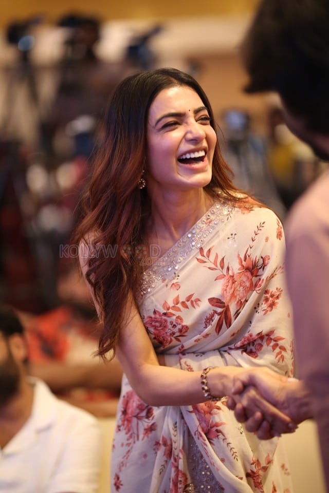 Actress Producer Samantha Ruth Prabhu at Subham Movie Success Meet Stills 08