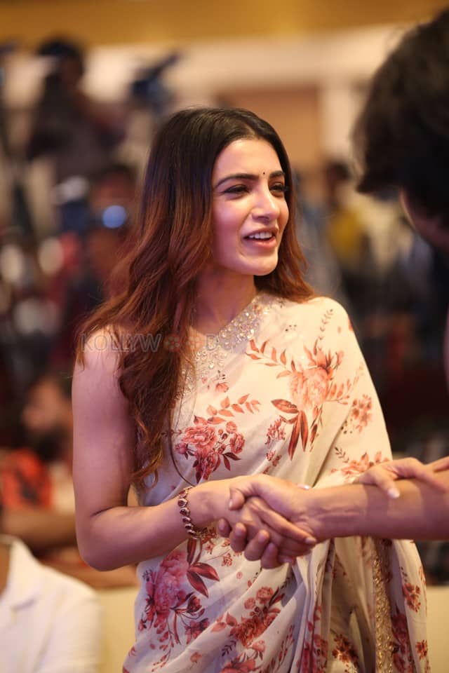 Actress Producer Samantha Ruth Prabhu at Subham Movie Success Meet Stills 09