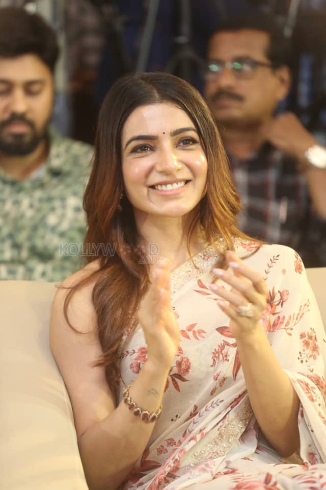 Actress Producer Samantha Ruth Prabhu at Subham Movie Success Meet Stills 22