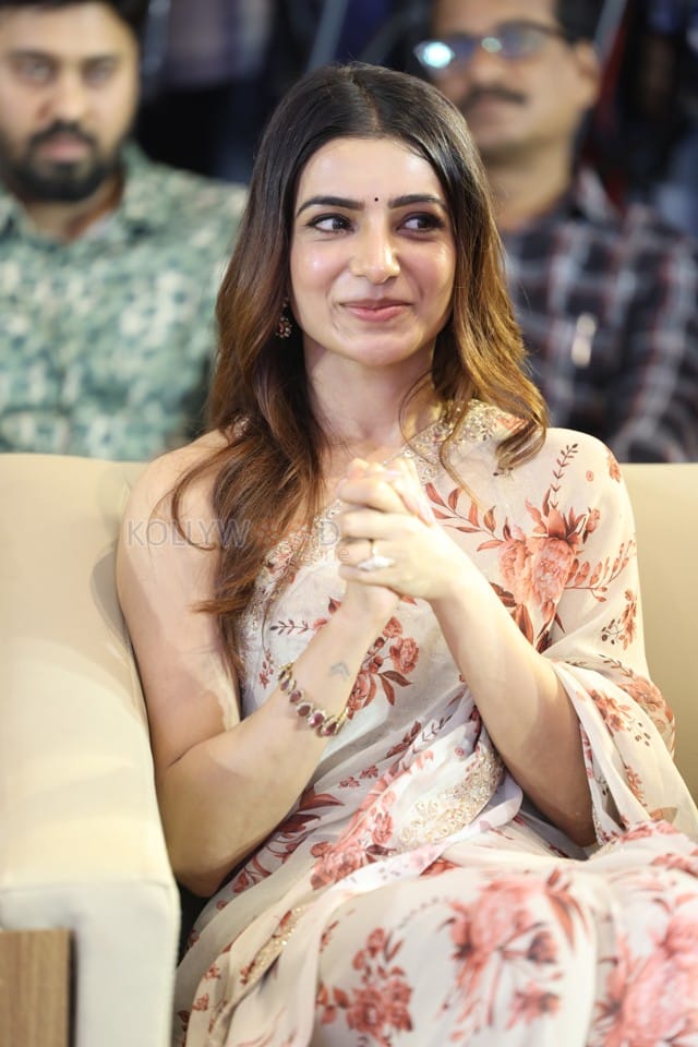 Actress Producer Samantha Ruth Prabhu at Subham Movie Success Meet Stills 43