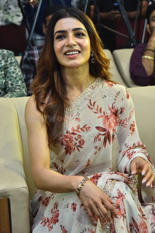 Actress Producer Samantha Ruth Prabhu at Subham Movie Success Meet Stills 44
