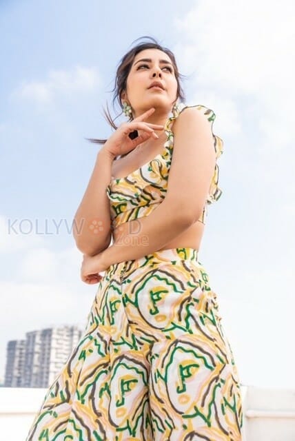 Actress Raashi Khanna At Prati Roju Pandage Movie Interview Photos