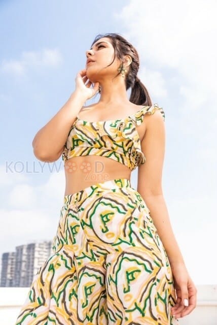 Actress Raashi Khanna At Prati Roju Pandage Movie Interview Photos