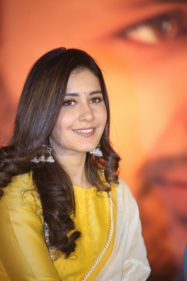 Actress Raashi Khanna At Srinivasa Kalyanam Movie Press Meet Photos