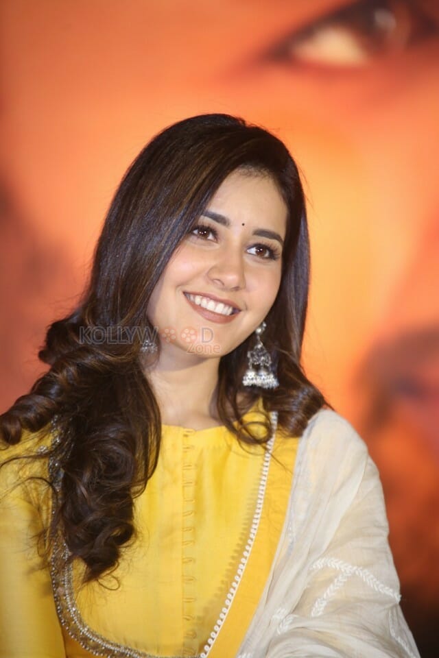 Actress Raashi Khanna At Srinivasa Kalyanam Movie Press Meet Photos