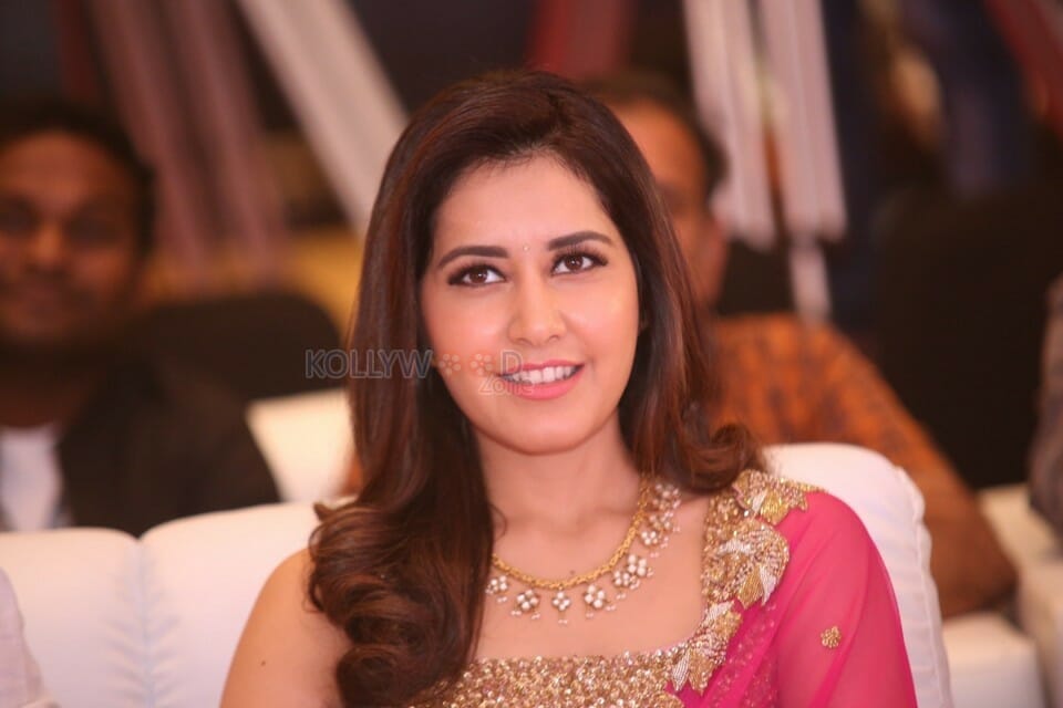 Actress Raashi Khanna At Srinivasa Kalyanam Success Meet Photos