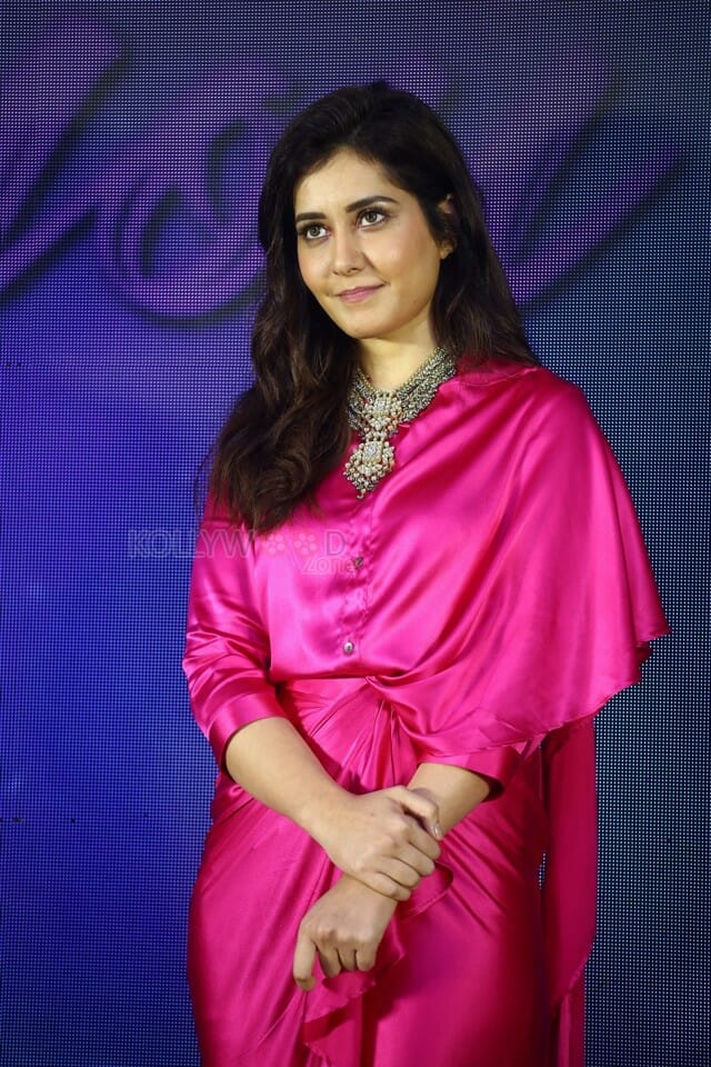 Actress Raashi Khanna at Thank You Movie Trailer Launch Photos 12