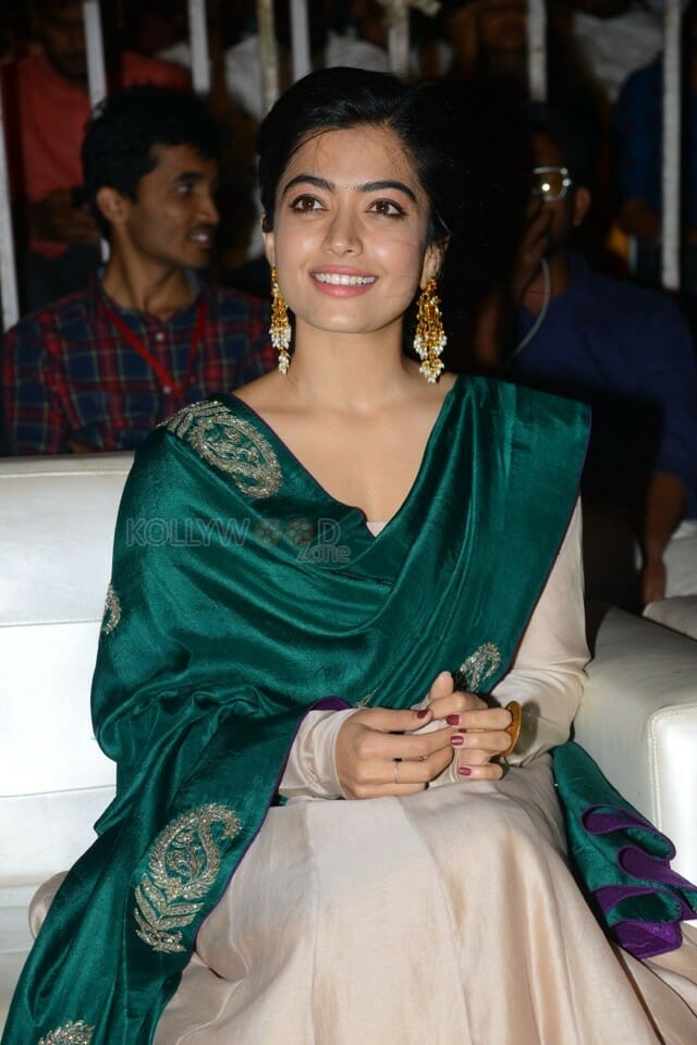Actress Rashmika Mandanna At Bheeshma Movie Success Meet Stills