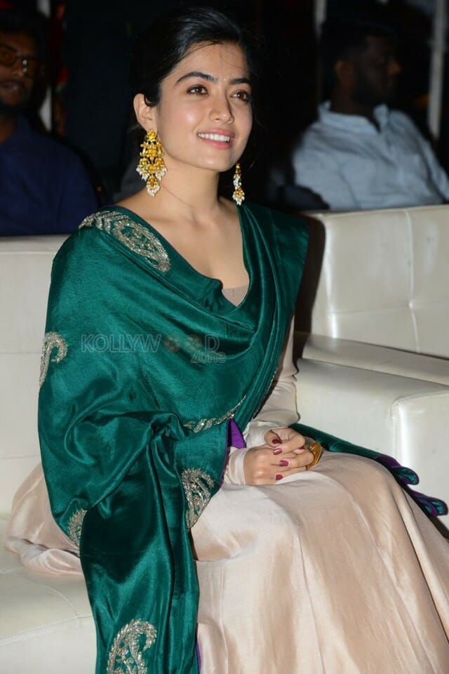 Actress Rashmika Mandanna At Bheeshma Movie Success Meet Stills