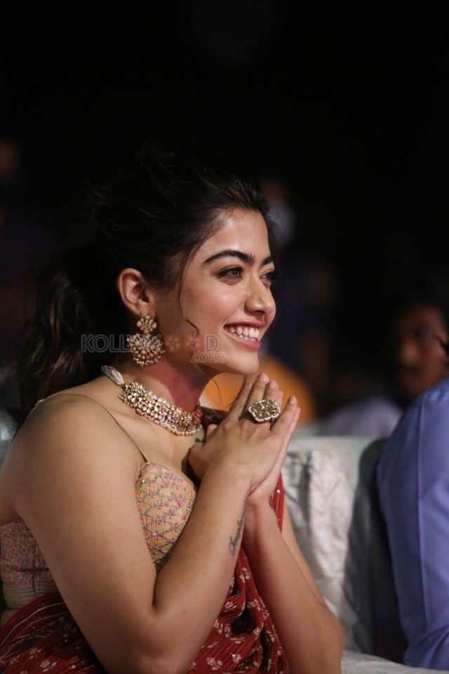 Actress Rashmika Mandanna at Sulthan Pre Release Event Photos