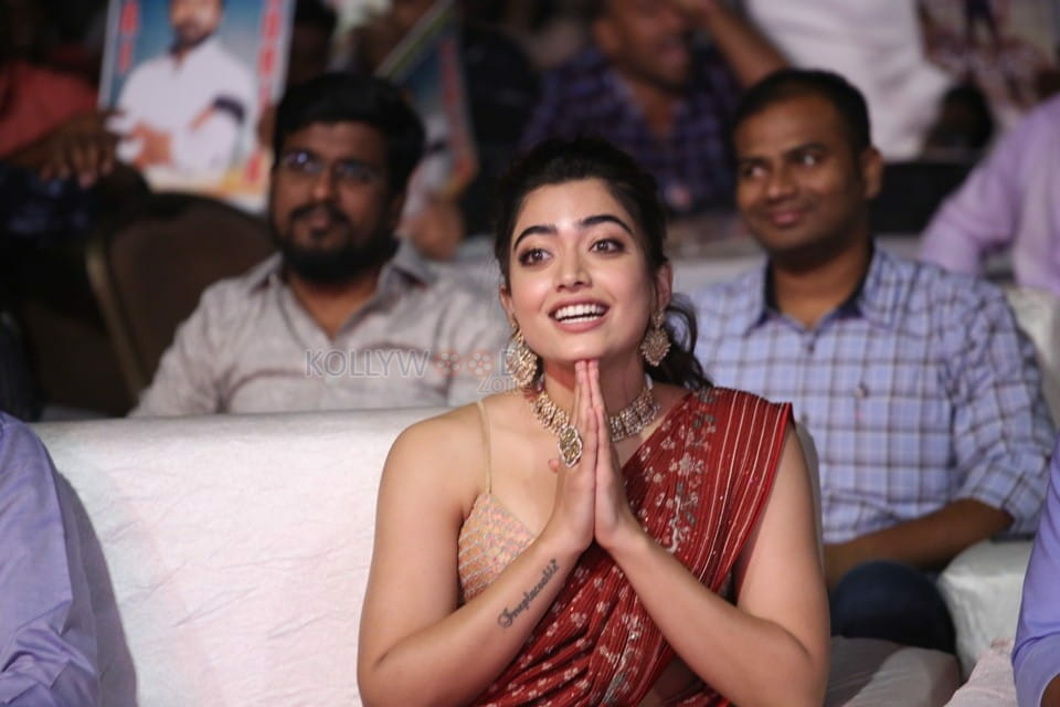 Actress Rashmika Mandanna at Sulthan Pre Release Event Photos