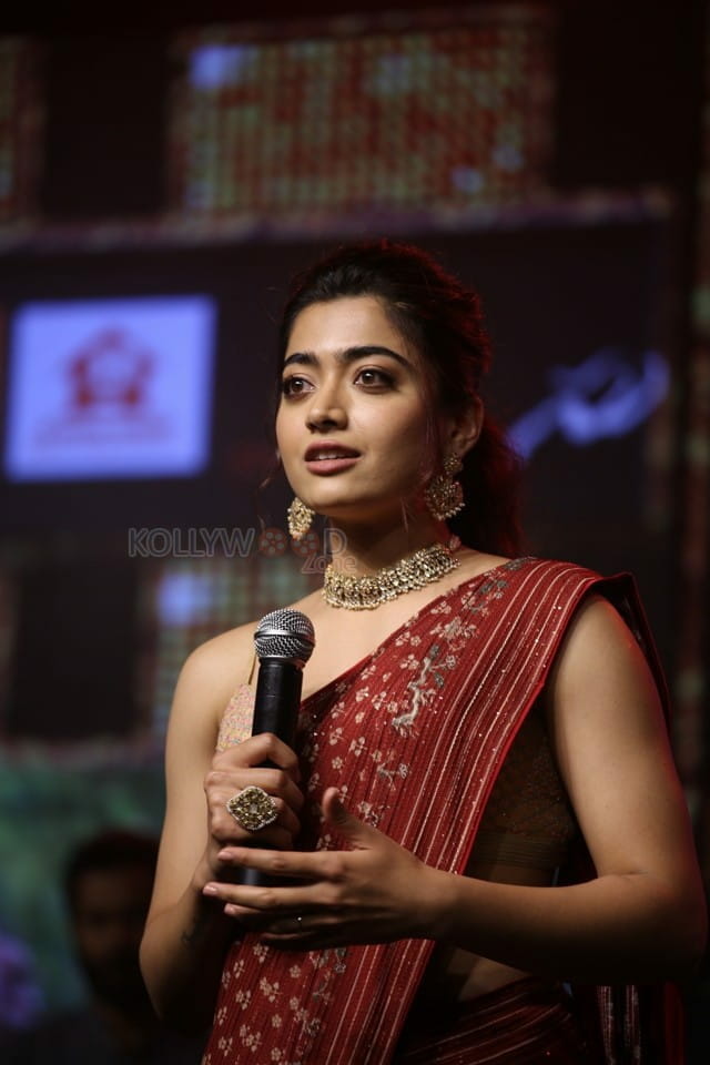 Actress Rashmika Mandanna at Sulthan Pre Release Event Photos