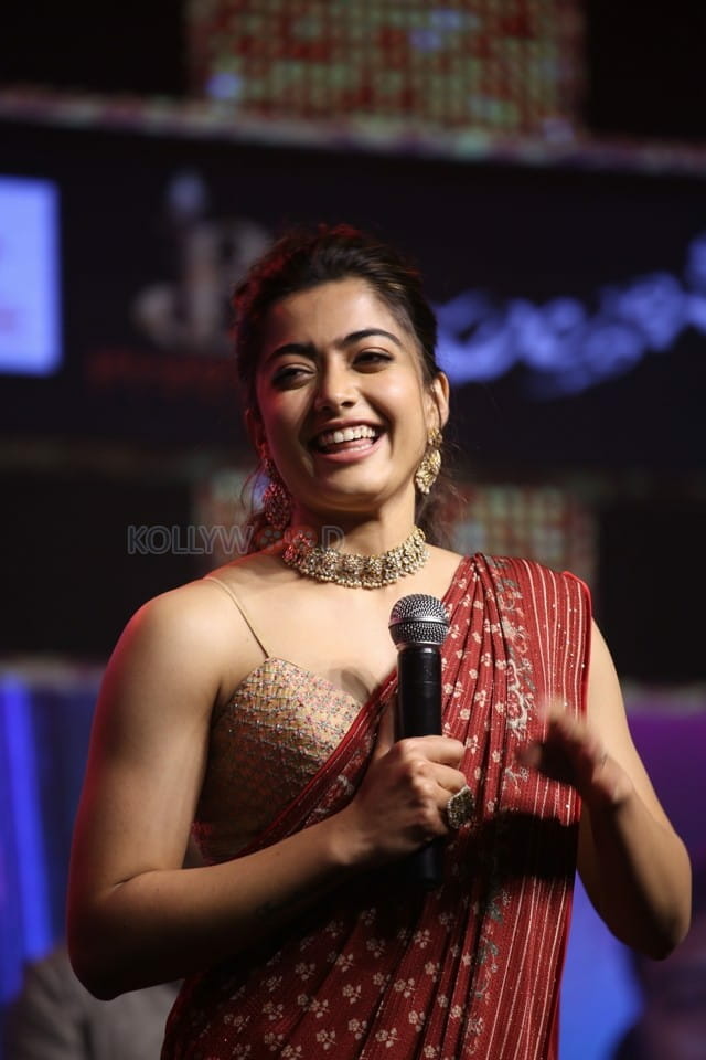 Actress Rashmika Mandanna at Sulthan Pre Release Event Photos