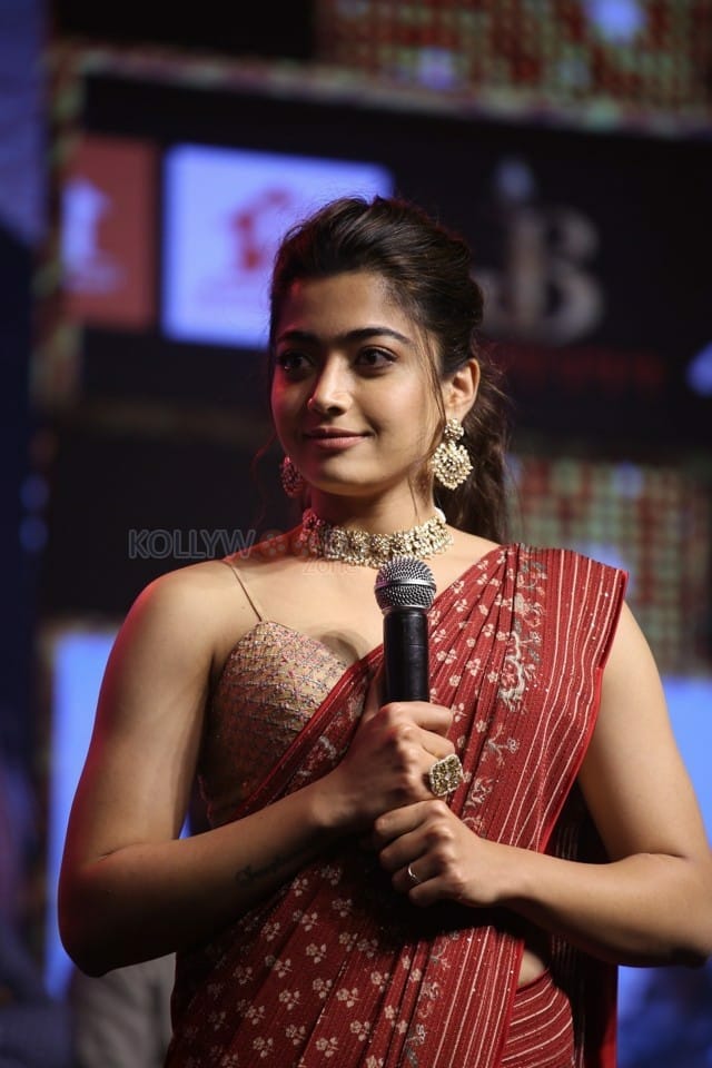 Actress Rashmika Mandanna at Sulthan Pre Release Event Photos