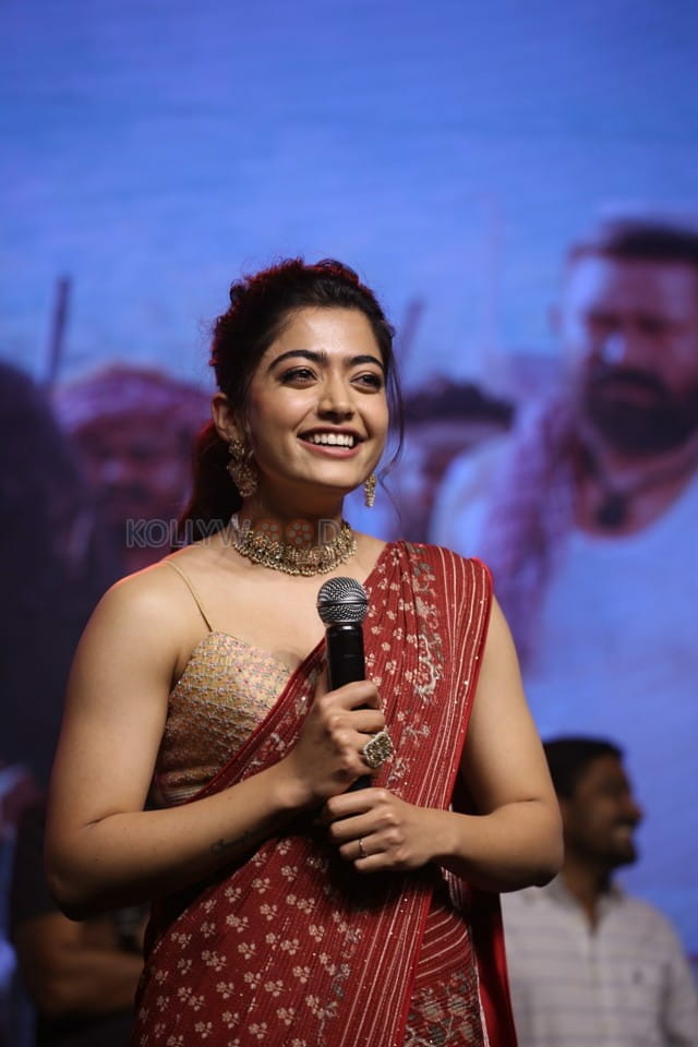 Actress Rashmika Mandanna at Sulthan Pre Release Event Photos