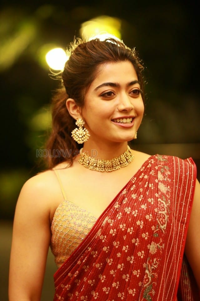 Actress Rashmika Mandanna at Sulthan Pre Release Event Photos