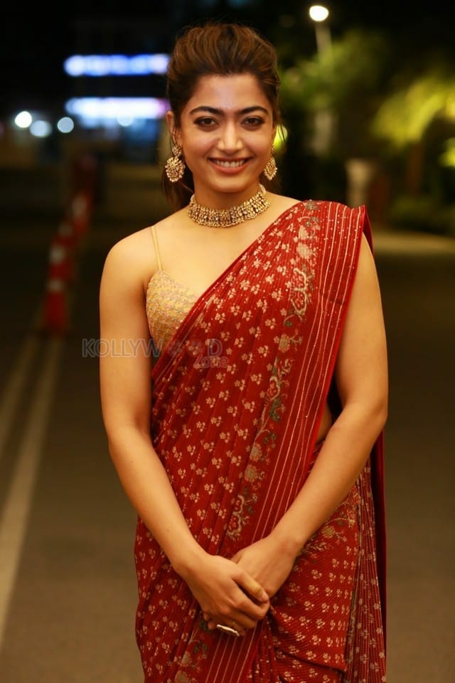 Actress Rashmika Mandanna at Sulthan Pre Release Event Photos