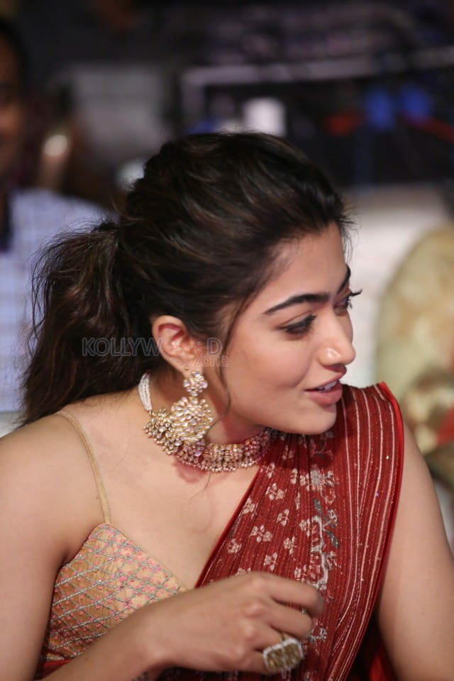 Actress Rashmika Mandanna at Sulthan Pre Release Event Photos