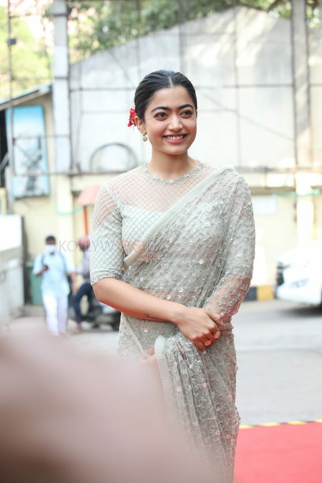 Actress Rashmika Mandanna at Sulthan Release Event Stills