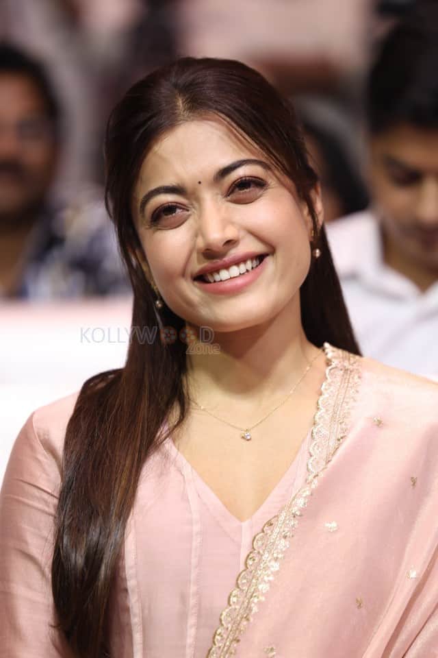 Actress Rashmika Mandanna at The Girlfriend Movie Success Meet Pictures 02