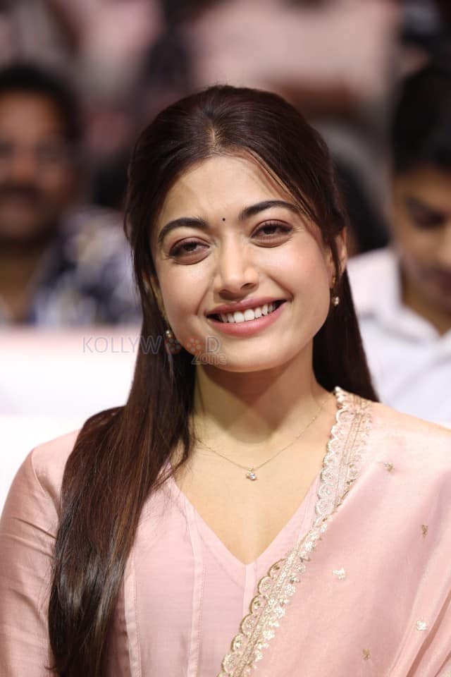 Actress Rashmika Mandanna at The Girlfriend Movie Success Meet Pictures 03